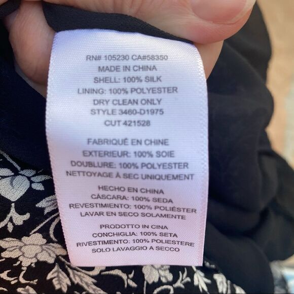 Joie Kessler Printed Silk Dress size medium - Picture 7 of 13